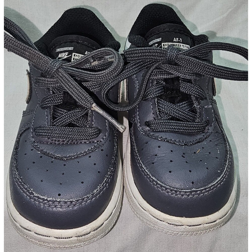 Nike Air Force 1 Toddler Sneakers – Size 6C, Dark Gray/White